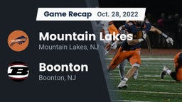 Recap: Mountain Lakes  vs. Boonton  2022