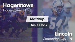 Matchup: Hagerstown vs. Lincoln  2016