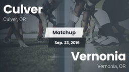 Matchup: Culver vs. Vernonia  2016