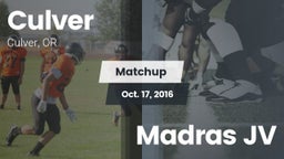Matchup: Culver vs. Madras JV 2016