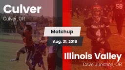 Matchup: Culver vs. Illinois Valley  2018