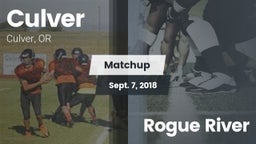 Matchup: Culver vs. Rogue River 2018