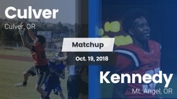 Matchup: Culver vs. Kennedy  2018