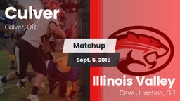 Matchup: Culver vs. Illinois Valley  2019