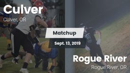Matchup: Culver vs. Rogue River  2019