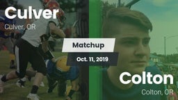 Matchup: Culver vs. Colton  2019