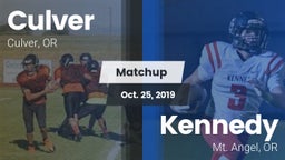 Matchup: Culver vs. Kennedy  2019
