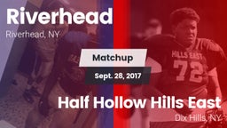Matchup: Riverhead vs. Half Hollow Hills East  2017