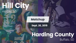 Matchup: Hill City High Schoo vs. Harding County  2019