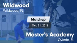 Matchup: Wildwood vs. Master's Academy  2016