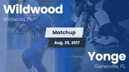 Matchup: Wildwood vs. Yonge  2017