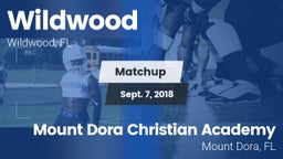 Matchup: Wildwood vs. Mount Dora Christian Academy 2018
