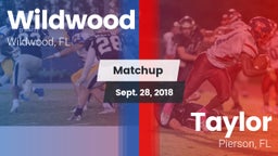 Matchup: Wildwood vs. Taylor  2018