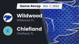 Recap: Wildwood  vs. Chiefland  2022