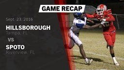 Recap: Hillsborough  vs. Spoto  2016