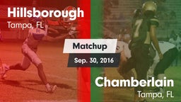 Matchup: Hillsborough vs. Chamberlain  2016