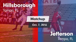 Matchup: Hillsborough vs. Jefferson  2016
