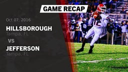 Recap: Hillsborough  vs. Jefferson  2016