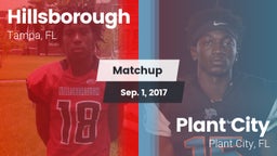 Matchup: Hillsborough vs. Plant City  2017