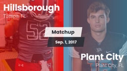 Matchup: Hillsborough vs. Plant City  2017