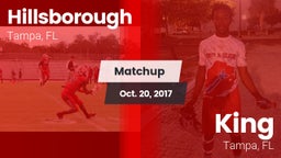 Matchup: Hillsborough vs. King  2017
