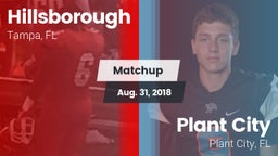 Matchup: Hillsborough vs. Plant City  2018