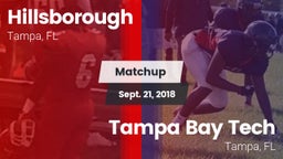 Matchup: Hillsborough vs. Tampa Bay Tech  2018