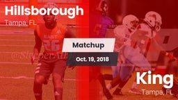 Matchup: Hillsborough vs. King  2018