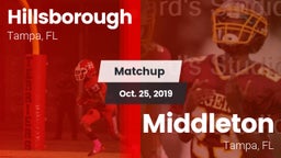 Matchup: Hillsborough vs. Middleton  2019