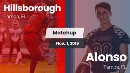 Matchup: Hillsborough vs. Alonso  2019