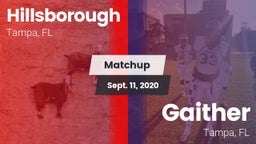 Matchup: Hillsborough vs. Gaither  2020