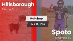 Matchup: Hillsborough vs. Spoto  2020