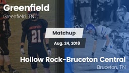 Matchup: Greenfield vs. Hollow Rock-Bruceton Central  2018