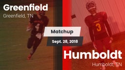 Matchup: Greenfield vs. Humboldt  2018