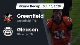 Recap: Greenfield  vs. Gleason  2020