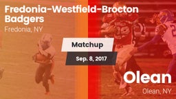 Matchup: Fredonia-Westfield-B vs. Olean  2017