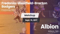 Matchup: Fredonia-Westfield-B vs. Albion  2017