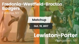 Matchup: Fredonia-Westfield-B vs. Lewiston-Porter  2017