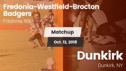Matchup: Fredonia-Westfield-B vs. Dunkirk  2018
