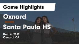 Oxnard  vs Santa Paula HS Game Highlights - Dec. 6, 2019