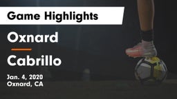 Oxnard  vs Cabrillo  Game Highlights - Jan. 4, 2020