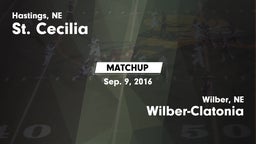 Matchup: St. Cecilia vs. Wilber-Clatonia  2016