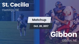 Matchup: St. Cecilia vs. Gibbon  2017