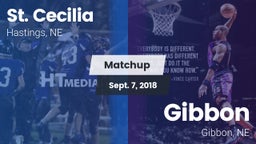 Matchup: St. Cecilia vs. Gibbon  2018