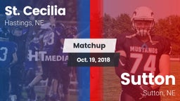 Matchup: St. Cecilia vs. Sutton  2018