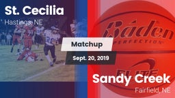 Matchup: St. Cecilia vs. Sandy Creek  2019