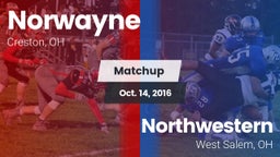 Matchup: Norwayne vs. Northwestern  2016