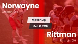 Matchup: Norwayne vs. Rittman  2016