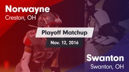 Matchup: Norwayne vs. Swanton  2016