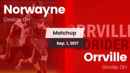 Matchup: Norwayne vs. Orrville  2017